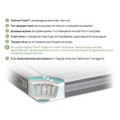 Двулицев матрак Ice Hybrid 28см. - iSleep